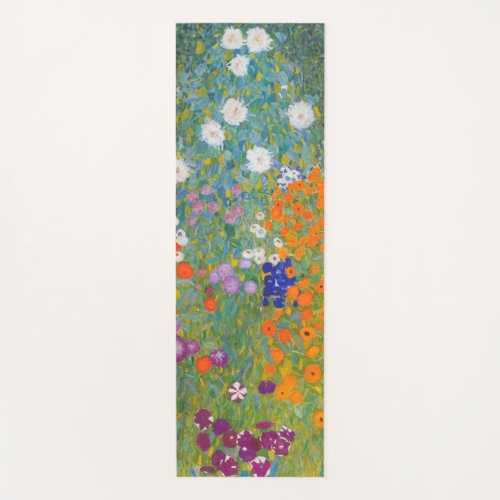 Gustav Klimt Flower Garden Cottage Nature Yoga Mat