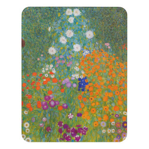 Gustav Klimt - Flower Garden Door Sign