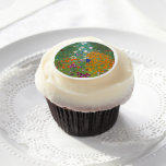 Gustav Klimt - Flower Garden Edible Frosting Rounds<br><div class="desc">Flower Garden - Gustav Klimt in 1905-1907</div>