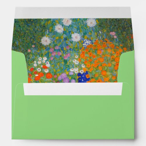 Gustav Klimt _ Flower Garden Envelope