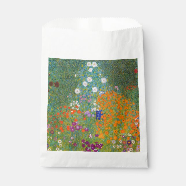 Gustav Klimt - Flower Garden Favor Bag (Front)