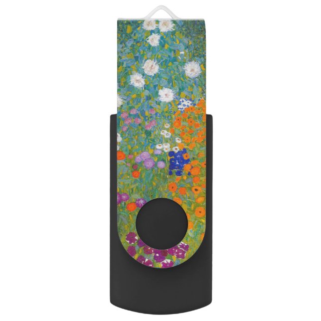 Gustav Klimt - Flower Garden Flash Drive (Front Vertical)