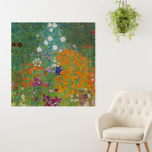 Gustav Klimt _ Flower Garden Foam Board