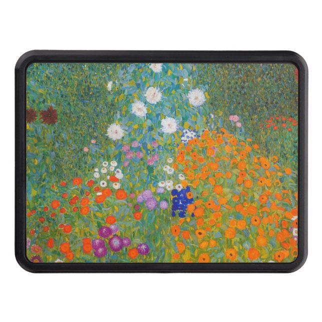 Gustav Klimt - Flower Garden Hitch Cover (Front)