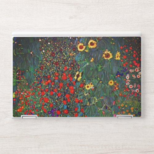 Gustav Klimt Flower Garden HP Laptop Skin