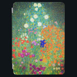 Gustav Klimt Flower Garden iPad Air Cover<br><div class="desc">iPad Cover featuring Gustav Klimt’s oil painting Flower Garden (1906). A beautiful garden of purple,  red,  white,  blue,  and orange flowers. A great gift for fans of Art Nouveau and Austrian art.</div>