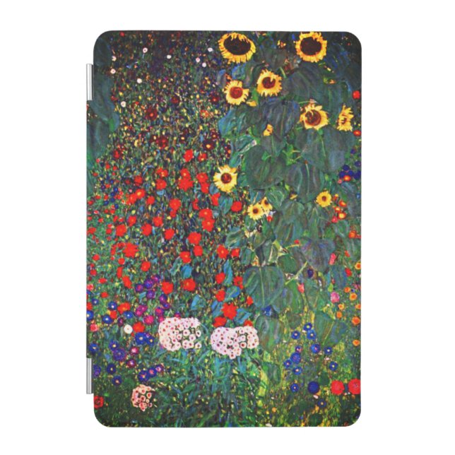 Gustav Klimt Flower Garden iPad Mini Cover (Front)