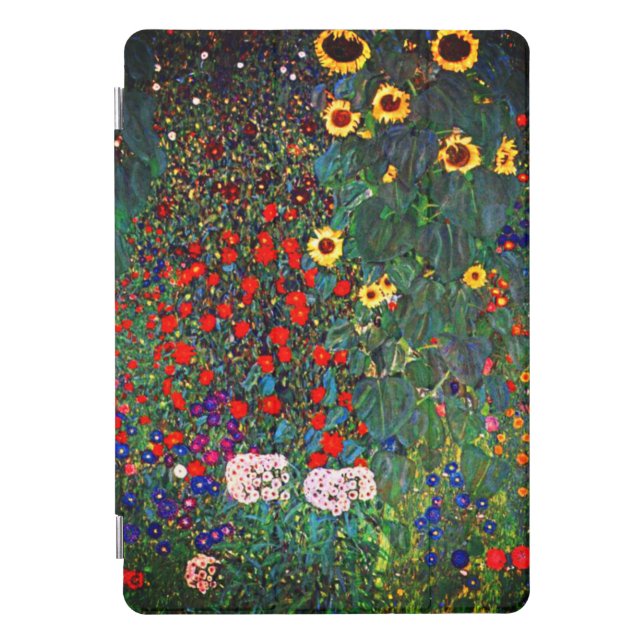 Gustav Klimt Flower Garden iPad Pro Cover (Front)