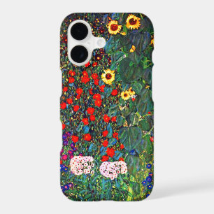 Gustav Klimt Flower Garden iPhone 17 Case