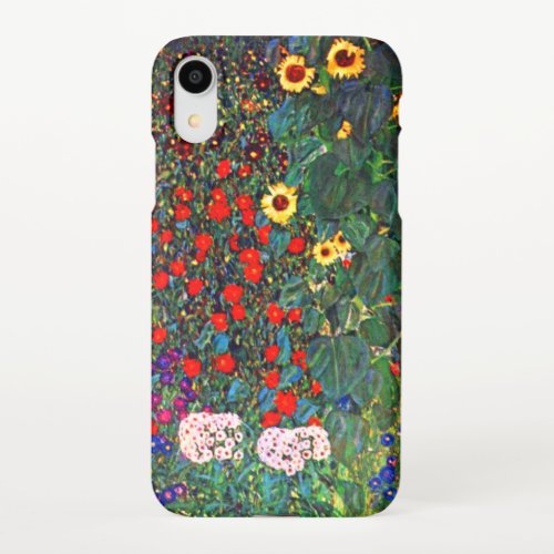 Gustav Klimt Flower Garden iPhone XR Case