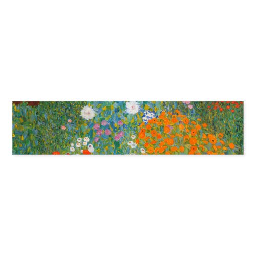 Gustav Klimt _ Flower Garden Napkin Bands