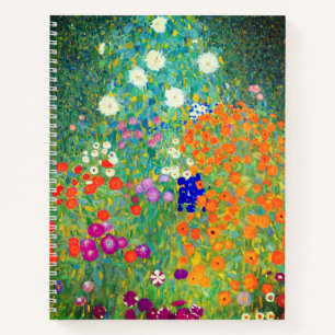 Gustav Klimt Flower Garden Notebook