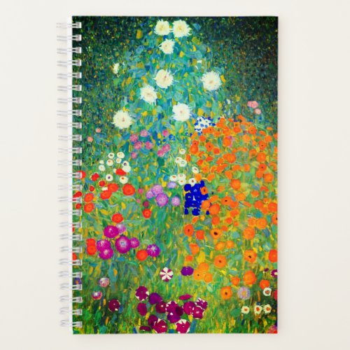 Gustav Klimt Flower Garden Notebook