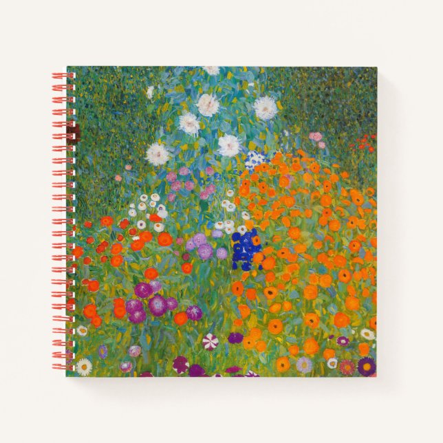 Gustav Klimt - Flower Garden Notebook (Front)