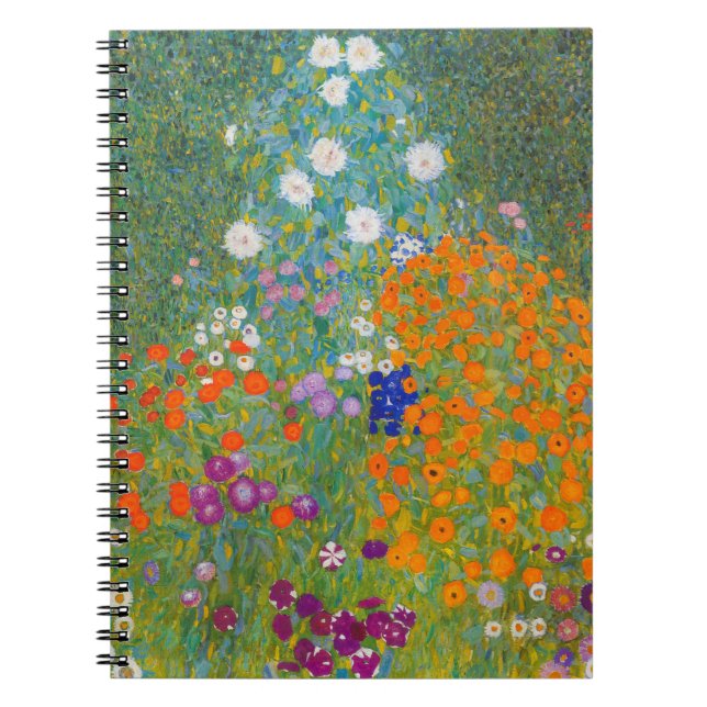 Gustav Klimt - Flower Garden Notebook (Front)