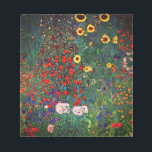 Gustav Klimt Flower Garden Notepad<br><div class="desc">Notepad featuring Gustav Klimt’s oil painting Farm Garden with Sunflowers (1907). A beautiful garden of sunflowers and exquisite blue,  red,  purple,  pink,  and white flowers. A great gift for fans of Art Nouveau and Austrian art.</div>