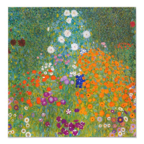 Gustav Klimt _ Flower Garden Photo Print