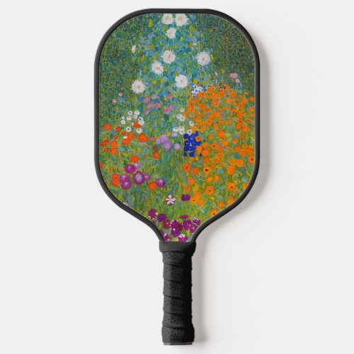 Gustav Klimt _ Flower Garden Pickleball Paddle