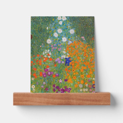 Gustav Klimt _ Flower Garden Picture Ledge