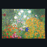 Gustav Klimt Flower Garden Placemat<br><div class="desc">Gustav Klimt Flower Garden placemat. Oil painting on canvas from 1907. Completed during his golden phase, Flower Garden is one of Klimt’s most famous landscape paintings. The summer colors burst forth in this work with a beautiful mix of orange, red, purple, blue, pink and white blossoms. A great gift for...</div>