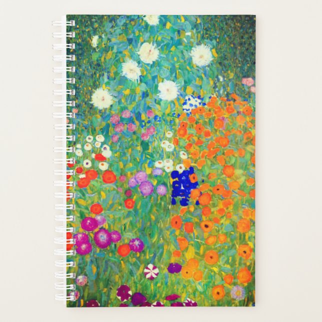 Gustav Klimt Flower Garden Planner (Front)
