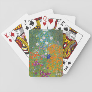 Gustav Klimt - Flower Garden Playing Cards