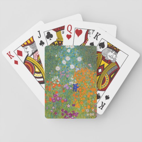 Gustav Klimt _ Flower Garden Playing Cards