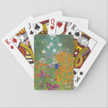 Gustav Klimt - Flower Garden Poker Cards<br><div class="desc">Flower Garden - Gustav Klimt in 1905-1907</div>