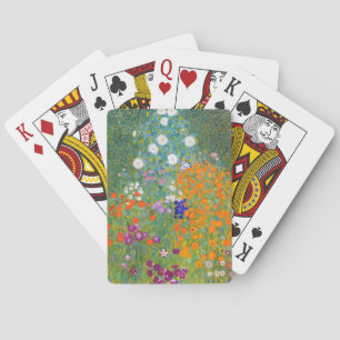 Gustav Klimt: Flower Garden Poker Cards