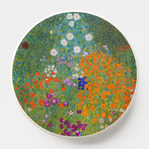 Gustav Klimt _ Flower Garden PopSocket