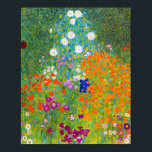 Gustav Klimt Flower Garden Poster<br><div class="desc">Gustav Klimt Flower Garden</div>