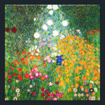 Gustav Klimt Flower Garden Print<br><div class="desc">Gustav Klimt Flower Garden print. Oil painting on canvas from 1907. Completed during his golden phase, Flower Garden is one of Klimt’s most famous landscape paintings. The summer colors burst forth in this work with a beautiful mix of orange, red, purple, blue, pink and white blossoms. A great gift for...</div>