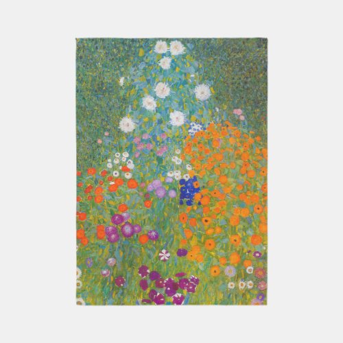 Gustav Klimt _ Flower Garden Rug