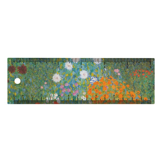Gustav Klimt - Flower Garden Ruler (Front)