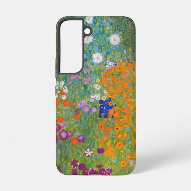 Gustav Klimt - Flower Garden Samsung Galaxy Case (Back)