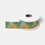 Gustav Klimt - Flower Garden Satin Ribbon<br><div class="desc">Flower Garden - Gustav Klimt in 1905-1907</div>