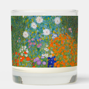 Gustav Klimt - Flower Garden Scented Candle
