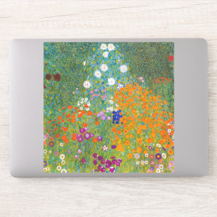 Gustav Klimt - Flower Garden Sticker