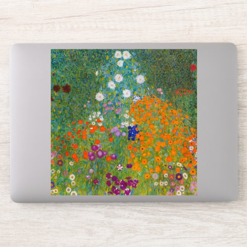 Gustav Klimt _ Flower Garden Sticker