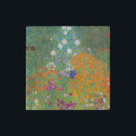 Gustav Klimt - Flower Garden Stone Magnet<br><div class="desc">Flower Garden - Gustav Klimt in 1905-1907</div>