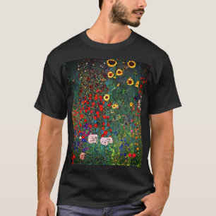 Gustav Klimt Flower Garden T-Shirt