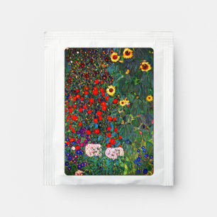 Gustav Klimt Flower Garden Tea Bag Drink Mix