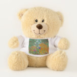 Gustav Klimt - Flower Garden Teddy Bear<br><div class="desc">Flower Garden - Gustav Klimt in 1905-1907</div>