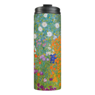 Gustav Klimt - Flower Garden Thermal Tumbler