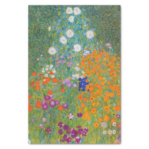 Gustav Klimt _ Flower Garden Tissue Paper