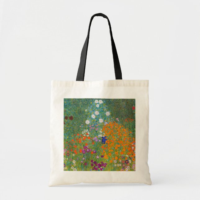 Gustav Klimt - Flower Garden Tote Bag (Front)