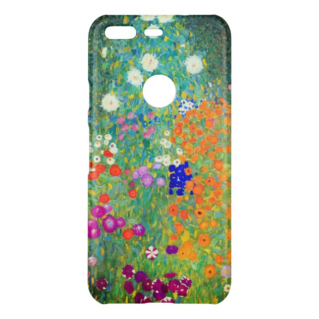 Gustav Klimt Flower Garden Uncommon Google Pixel Case (Back)