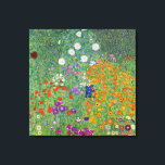 Gustav Klimt Flower Garden Vintage Art Nouveau Canvas Print<br><div class="desc">Gustav Klimt Flower Garden Vintage Art Nouveau Painting
1907 Fine Art Painting</div>