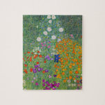 Gustav Klimt Flower Garden Vintage Art Nouveau Jigsaw Puzzle<br><div class="desc">Gustav Klimt Flower Garden Vintage Art Nouveau Painting 1907 Fine Art Painting</div>