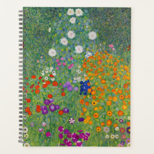 Gustav Klimt Flower Garden Vintage Art Nouveau Planner